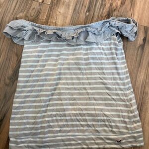 Vintage Hollister Off-Shoulder Ruffle Top